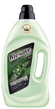 Бархат biosave luxury кондиционер концентрат для белья изумруд 2л