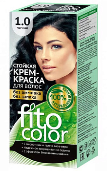 Фитокосметик краска для волос FitoColor тон 1.0 Черный