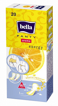 Прокладки ежедневные BELLA PANTY AROMA Energy, 20 шт