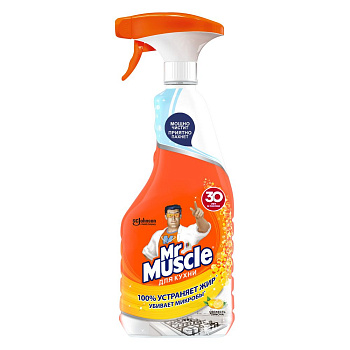 Mr Muscle чистящее средство для кухни эксперт свежесть лимона 500 мл