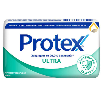 Protex ultra антибактериальное с льняным маслом 90 гр