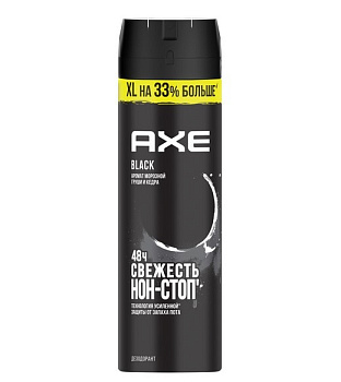 Axe дезодорант спрей мужской Black 200мл