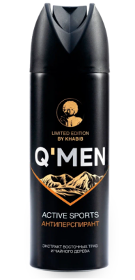 Q'men антиперспирант мужской active sports 200 мл