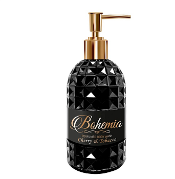 Bohemia парфюмированный гель для душа вишня и табак 500 мл дозатор