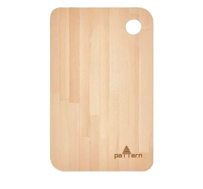 Pattern доска разделочная 18 х31 х 0,8 см прямоугольная берёза