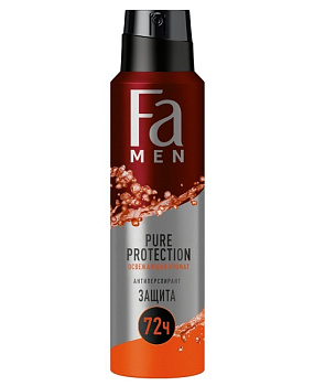 Fa Men дезодорант спрей мужской Pure Protection с ароматом гуараны 150мл