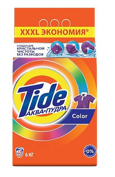 Tide Color стиральный порошок для цветного белья 6кг