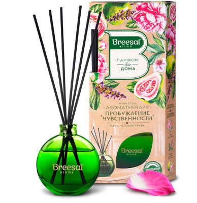 Breesal декоративный ароматизатор arome sticks гармония красоты пробуждение чувственности
