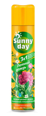 Sunny Day освежитель воздуха летний дождь 300 см3