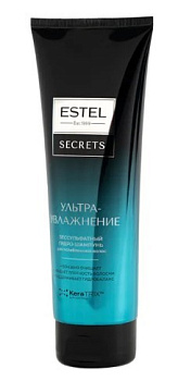 Estel secrets ультраувлажнение бессульфатный гидро шампунь для ослабленных волос 250 мл