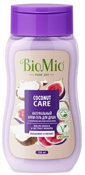 BioMio bio shower gel натуральный гель для душа с экстрактом инжира и маслом кокоса 250 мл