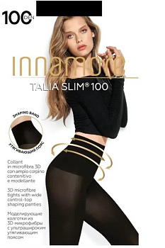 INNAMORE колготки talia slim 100 по 60/1  nero 2 колготки толстые от 50