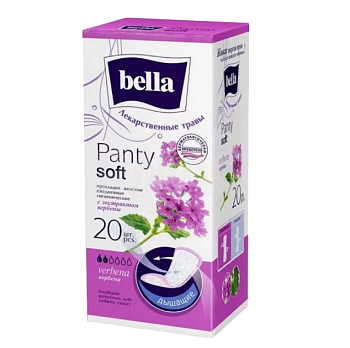 Bella прокладки ежедневные panty herbs verbena с экстрактом вербены 20 шт