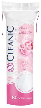 Cleanic Rose Beauty ватные диски гигиенические 80 шт