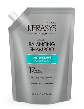 KeraSys шампунь для лечения кожи головы 500г запаска