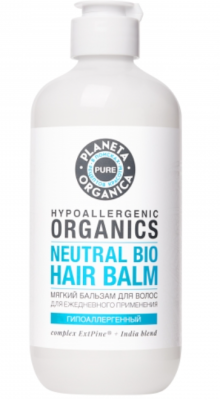 Planeta Organica бальзам для волос для ежедневного применения мягкий PO PURE 400мл