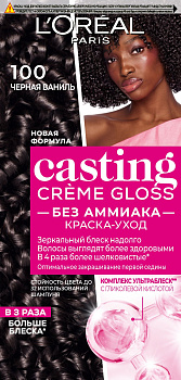 L'Oreal Paris Casting Creme Gloss краска уход для волос 100 чёрная ваниль