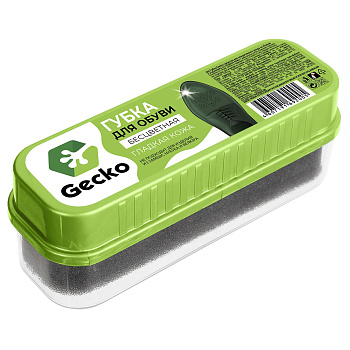 Gecko губка для обуви бесцветный