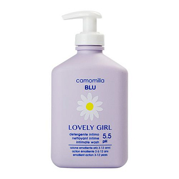 Camomilla Blu гель для интимной гигиены lovely girl для девочек 3-12 лет 300 мл