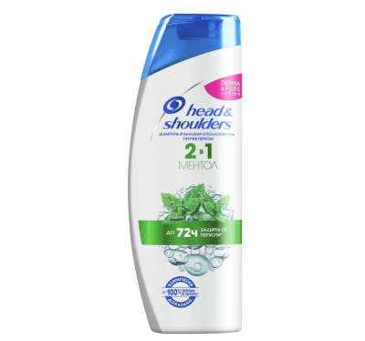 Head&Shoulders шампунь освежающий ментол 2 в1 200 мл