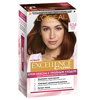 L'oreal Excellence 4.54 богатый медный