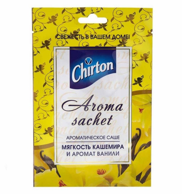 Chirton саше для одежды Мягкость кашемира и аромат ванили ароматическое 15г