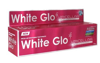 White Glo зубная паста отбеливающая мицеллярная 100гр