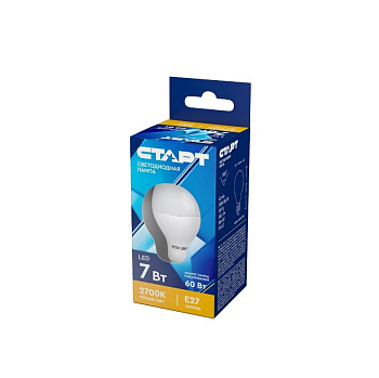 Лампа старт eco ledsphere E27 7w30 теплый