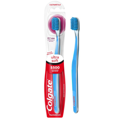 Colgate зубная щетка ultra soft для эффективной чистки ультрамягкая Уценка