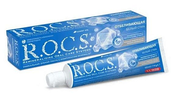 ROCS зубная паста отбеливающая 74 гр