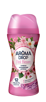 Aroma Drop парфюм кондиционер в гранулах для изделий из тканей розовое цветение 200 г