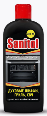 Sanitol для чистки духовых шкафов,свч,грилей 250мл