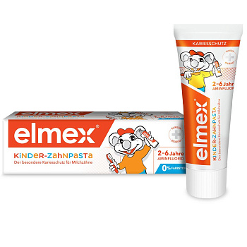 Elmex Children's зубная паста для детей 2-6 лет 50 мл Уценка