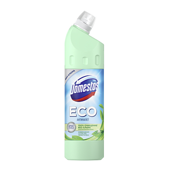 Domestos eco универсальный чистящий гель с натуральными компонентами мята ирис и пачули 750 мл