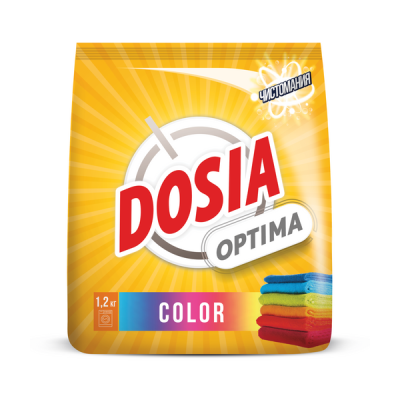 Dosia Optima стиральный порошок автомат колор 1,2 кг