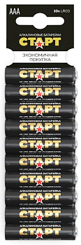 Алкалиновые батарейки старт LR03-BL10 N 120/1080  ААA 10 шт  в пленке