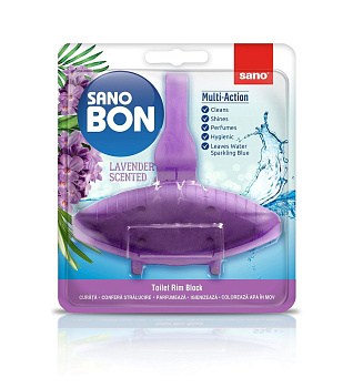 SANO sanobon гигиеническое средство для мытья унитаза лаванда подвесной блок 55 гр