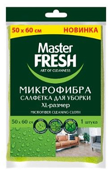 Master FRESH салфетка для уборки пола микрофибра xl 50*60 см 1 шт