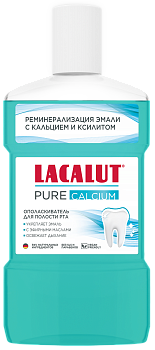 Lacalut ополаскиватель д/полости рта pure 475 мл