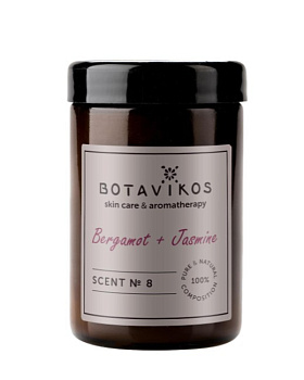 Botavikos аромасвеча натуральная  bergamot jasmine бергамот жасмин 90 гр