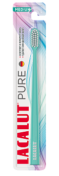 Лакалют зубная щетка pure средней жесткости