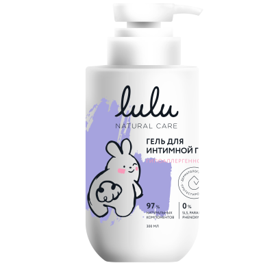 Lulu гель для интимной гигиены 3+ 300 мл