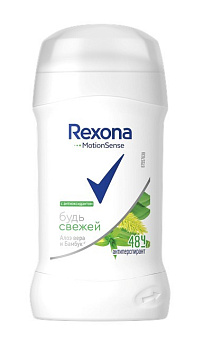 Rexona антиперспирант-дезодорант-карандаш Свежесть бамбука и Алоэ Вера 40мл