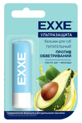 Exxe бальзам для губ питательный ультра защита стик 4,2 г