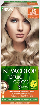 Nevacolor Natural Colors стойкая крем краска для волос 12.00 INTENSE BLONDE SUPER ACLARANT интенсивный натуральный супер осветляющий