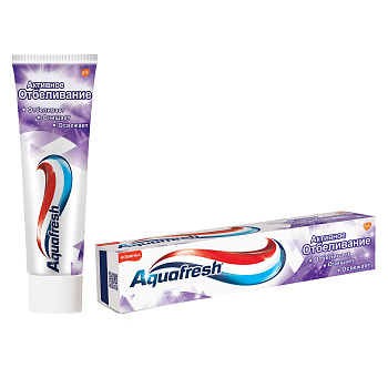Aquafresh зубная паста Активное отбеливание 100мл