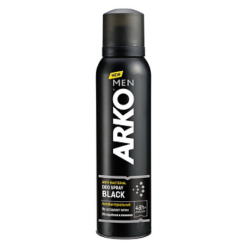 ARKO део-спрей антибактериальный BLACK 150мл