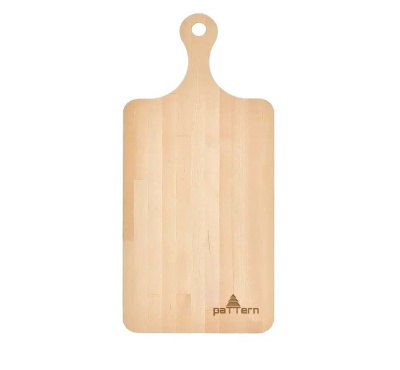 Pattern доска разделочная 18 х39 х 1.2 см с ручкой берёза