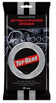Top Gear №30 влажные салфетки для салона автомобиля