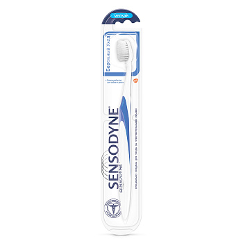 Sensodyne Сенсодин Бережный Уход, зубная щетка для чувствительных зубов, мягкая